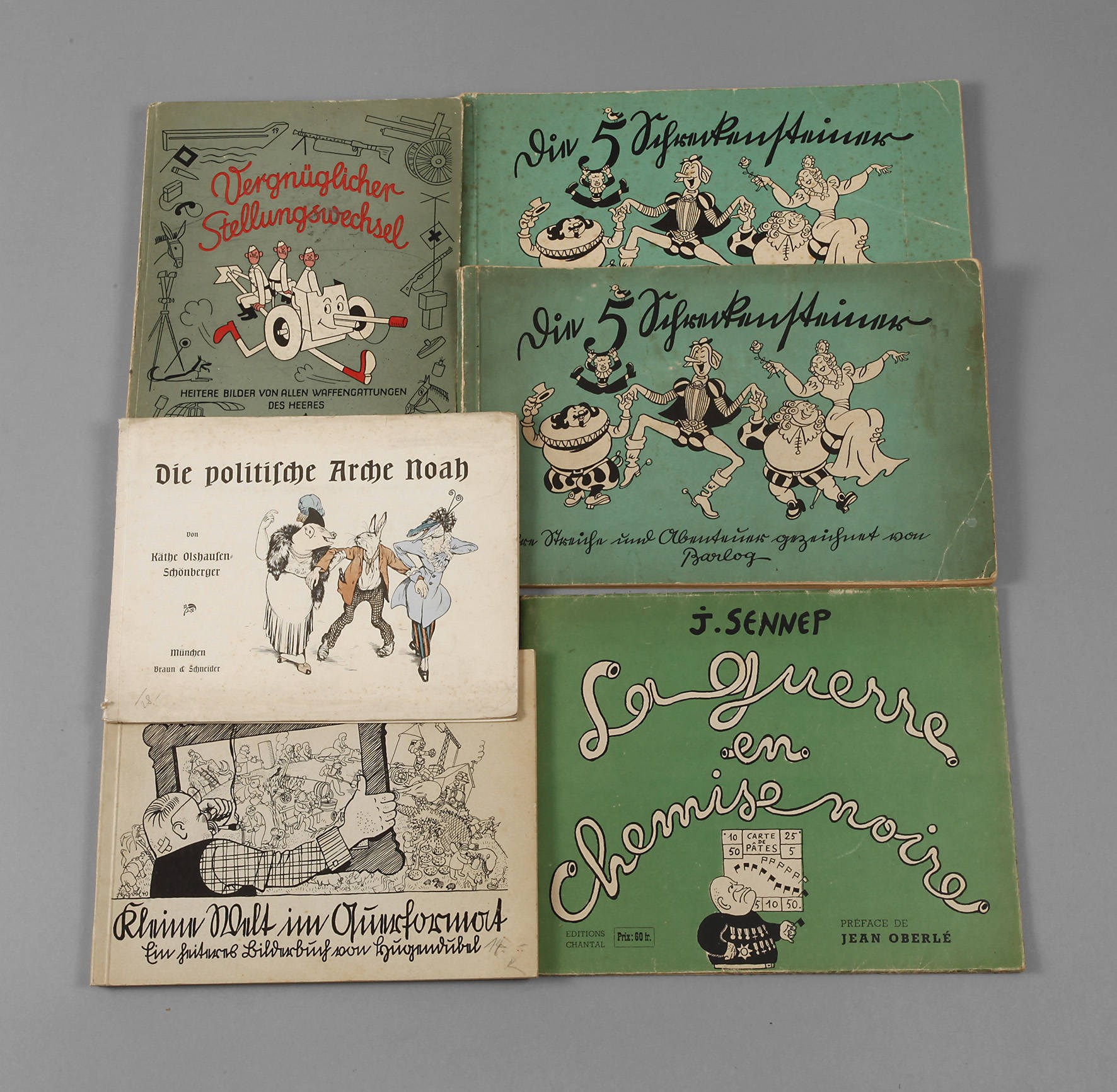 Konvolut humoristische Schriften