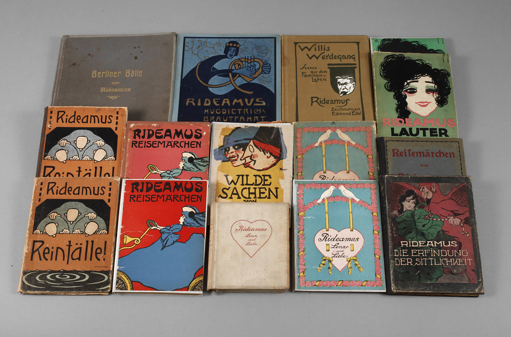 Sammlung Rideamus Gedichtbände