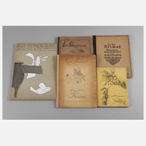 Konvolut illustrierte Belletristik