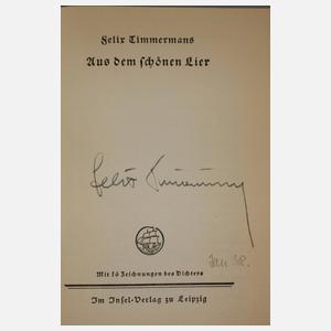 Kleine Sammlung Insel-Bücherei mit Signum