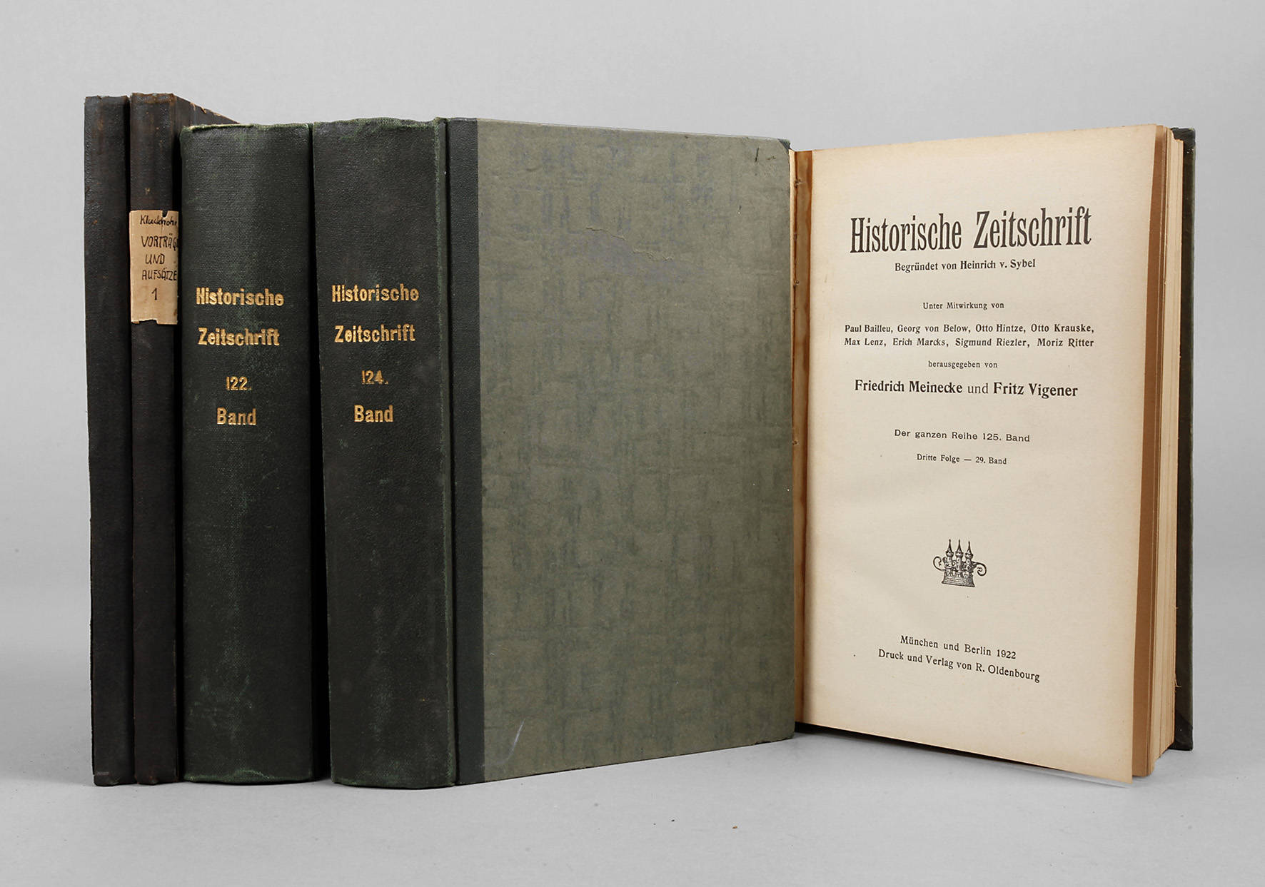 Historische Zeitschrift 1920 bis 1922