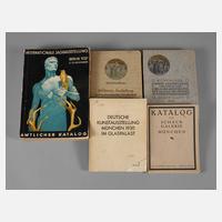 Konvolut Kataloge München 1908 bis 1937111