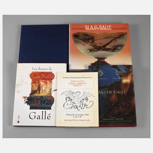 Konvolut Fachliteratur Emile Gallé