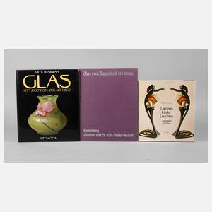 Konvolut Fachliteratur Glas