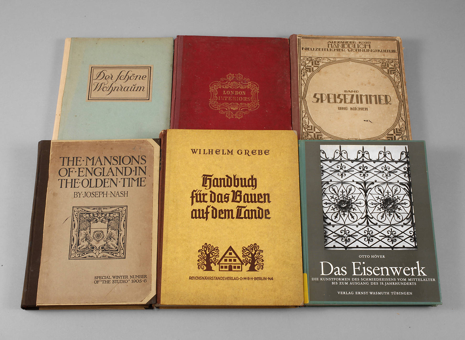 Konvolut Fachliteratur Raumausstattung