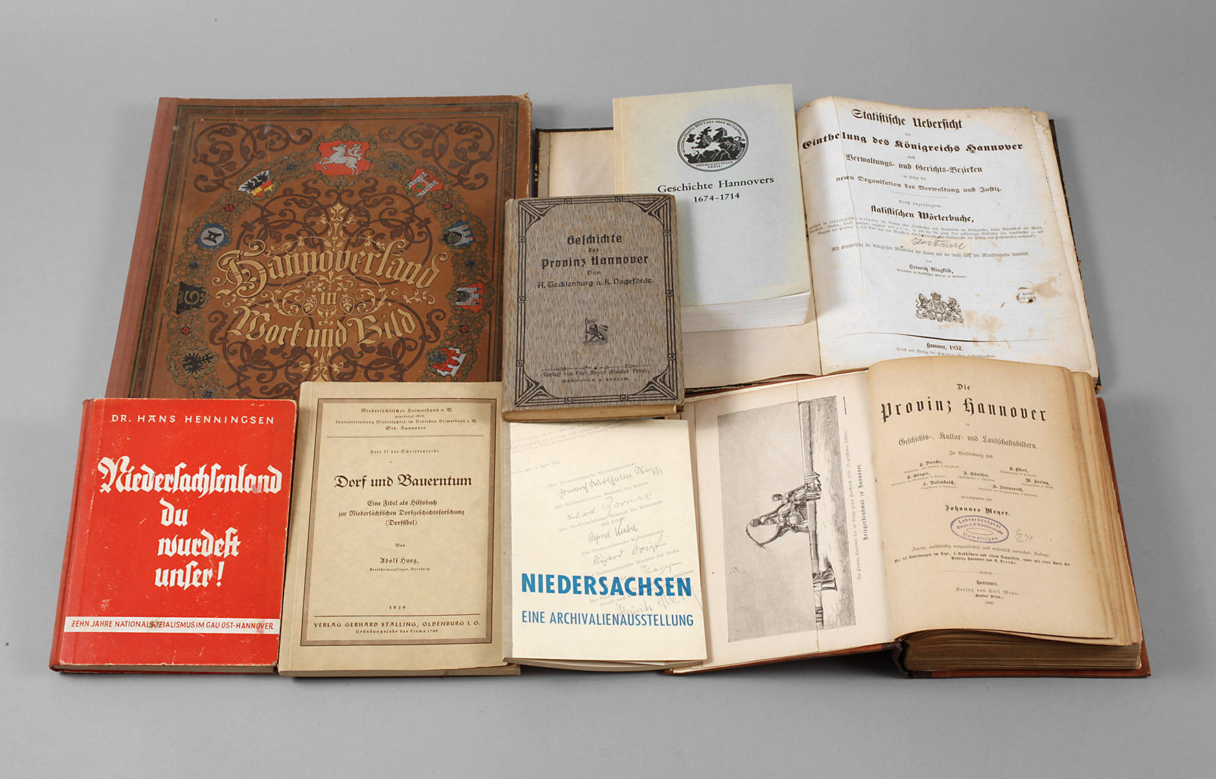 Konvolut Fachliteratur Landeskunde Hannover