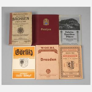 Sammlung Reiseführer Sachsen
