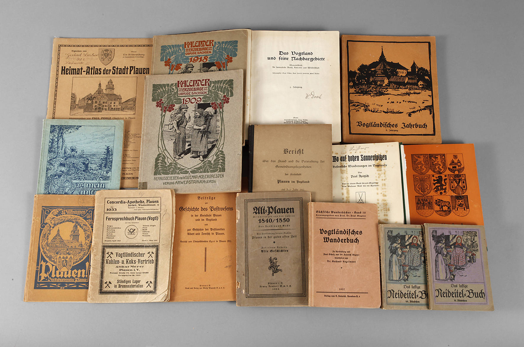 Konvolut Fachliteratur Landeskunde Sachsen