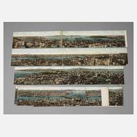 Drei Panorama-Postkarten Konstantinopel111