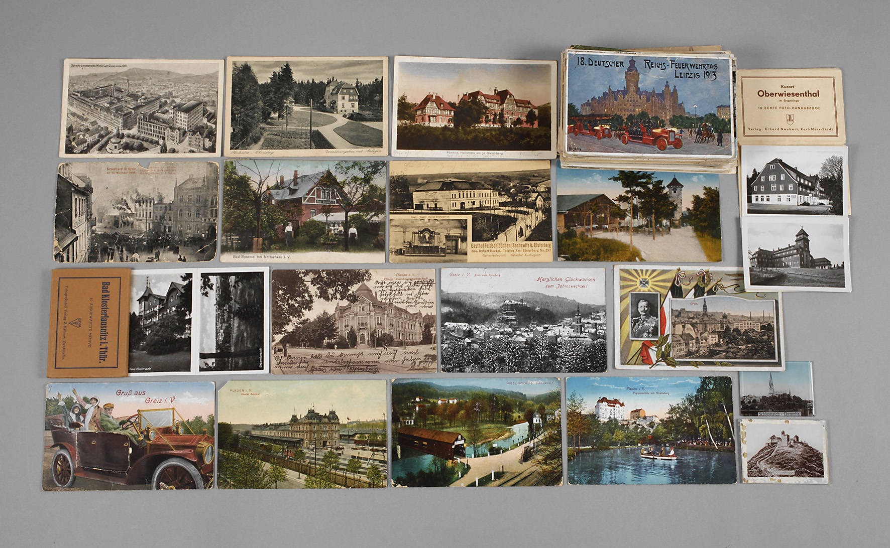 Sammlung Postkarten Sachsen/Thüringen