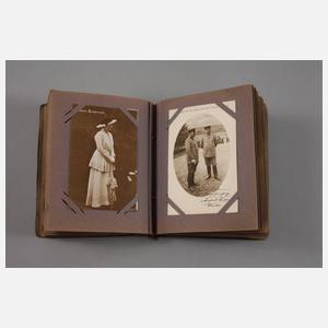 Kleines Postkartenalbum Adel