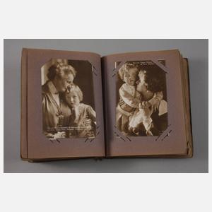 Kleines Postkartenalbum Adel