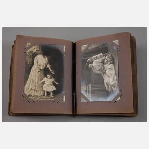 Kleines Postkartenalbum Adel