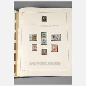 Briefmarkenalbum postalische Besonderheiten und Musikgeschichte