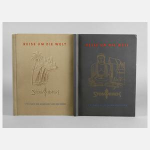 Zwei Stollwerck Sammelbilderalben