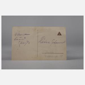 Autogrammkarte Wilhelm II.