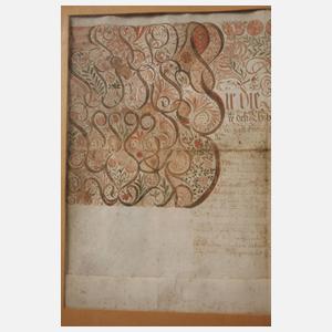 Lehrbrief der Metzgerinnung Kreuznach