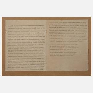 Lehrbrief der Metzgerinnung Kreuznach