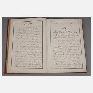 Manuskript Chronik Marktredwitz