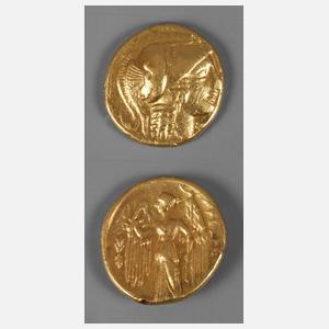 Goldmünze Makedonien