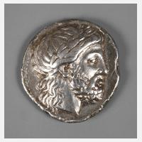 Griechische Silbermünze Makedonien111