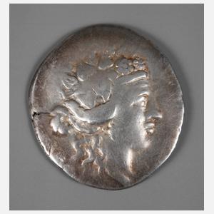 Griechische Silbermünze Thrakien