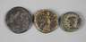 Drei antike Münzen