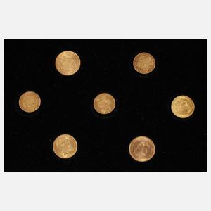 Sammlung Goldmünzen