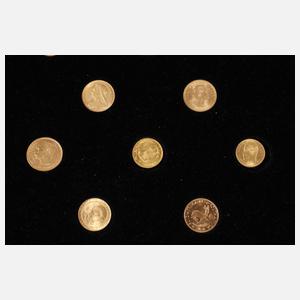Sammlung Goldmünzen