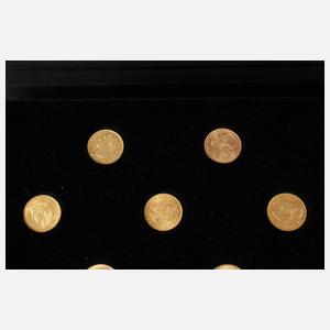 Sammlung Goldmünzen