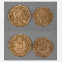 Zwei Goldmünzen Frankreich111