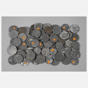 Konvolut Kleingeldmünzen