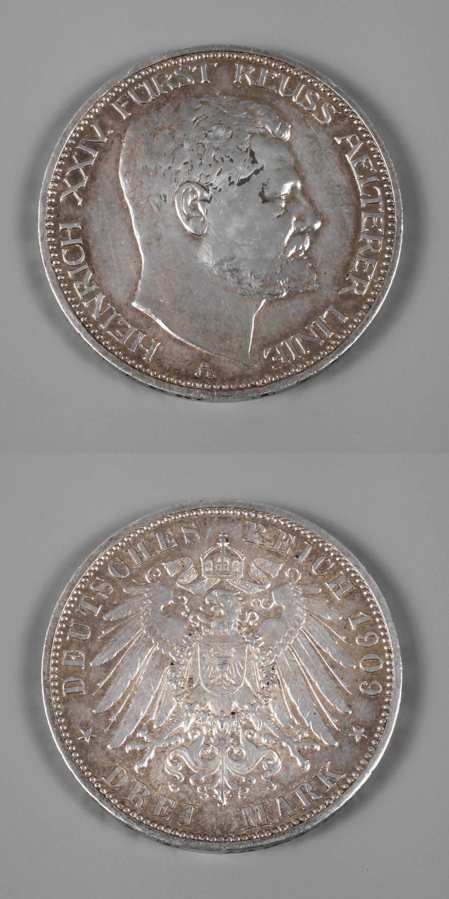 Drei Mark Reuß 1909