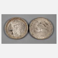 Zwei Münzen Weimarer Republik111