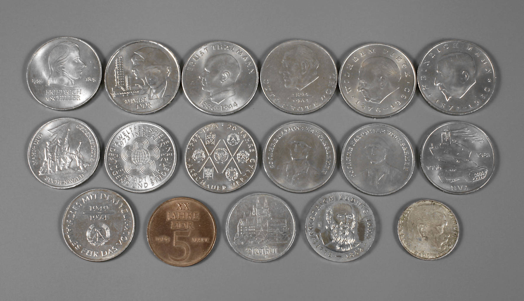 Münzkonvolut DDR