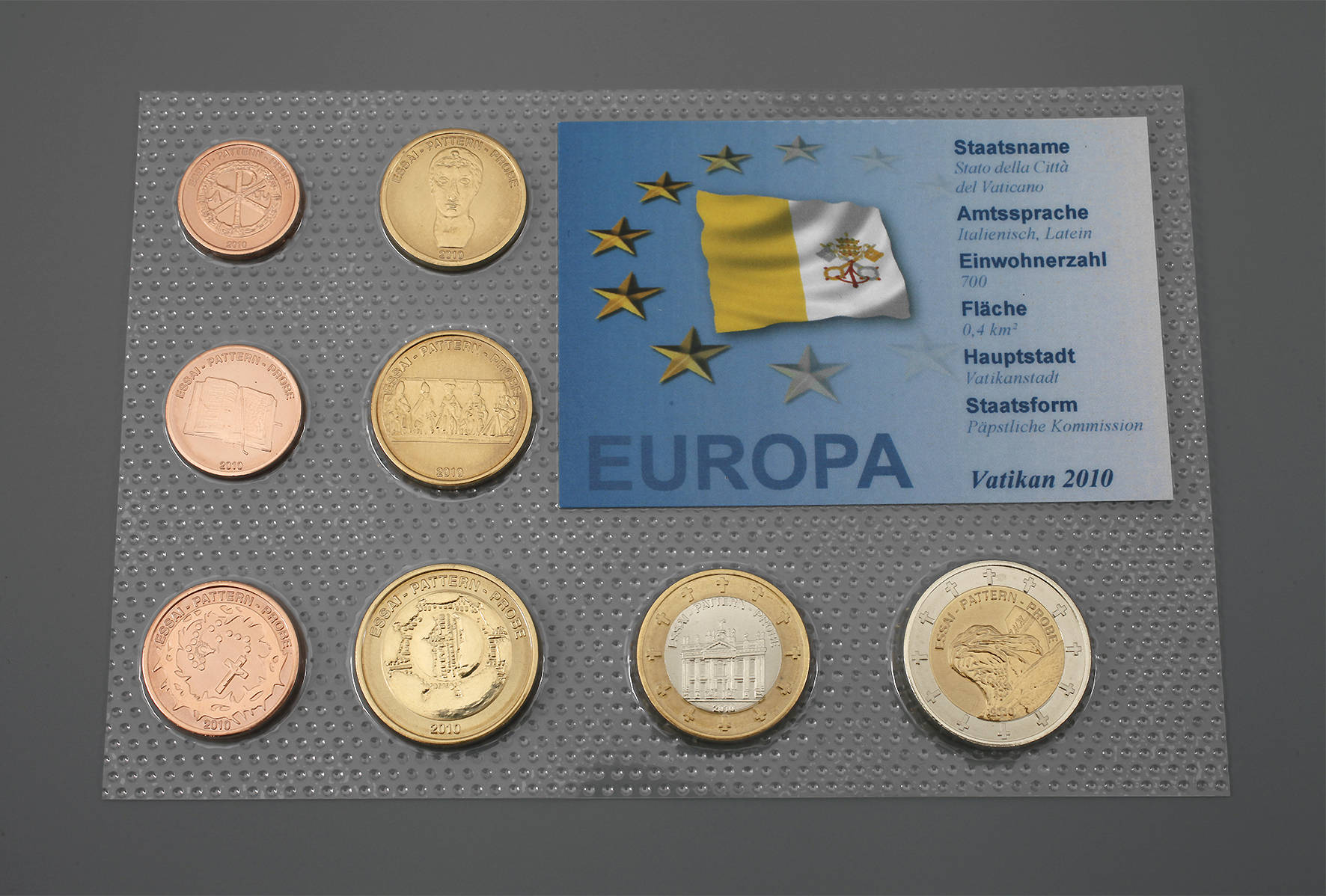 Euro-Kursmünzensatz Vatikan 2010