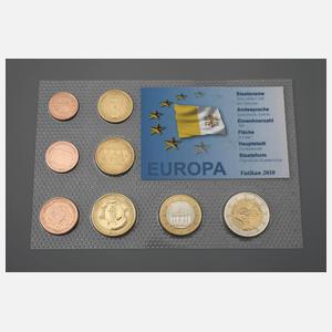 Euro-Kursmünzensatz Vatikan 2010