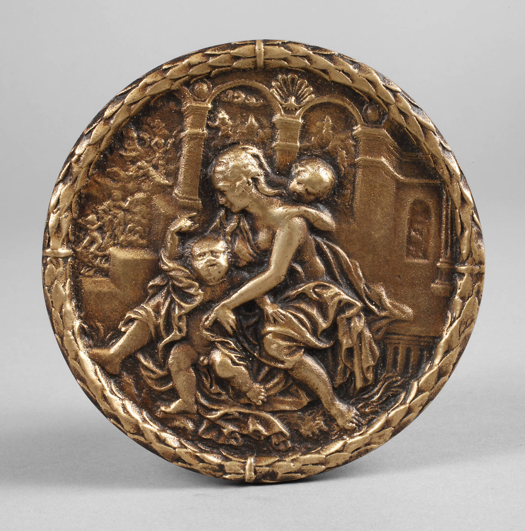 Große Bronzegussmedaille