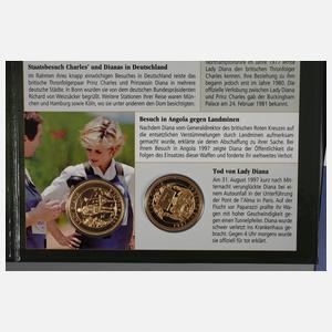 Posten Medaillen Lady Diana