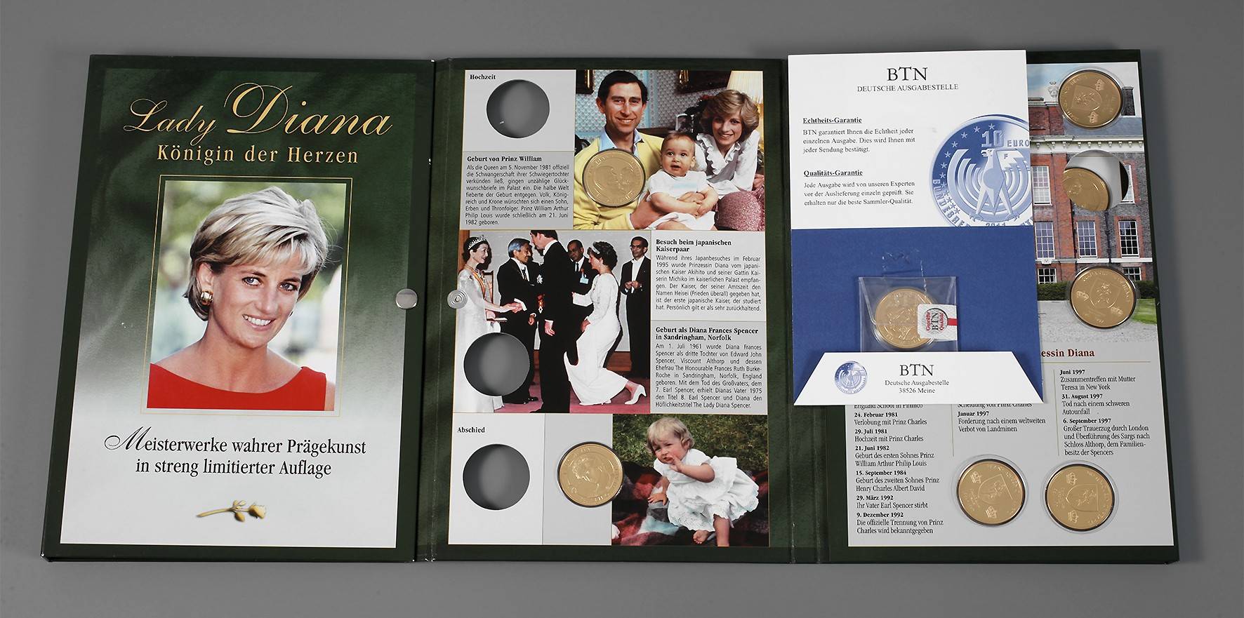 Posten Medaillen Lady Diana