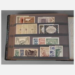Sammlung Notgeldscheine