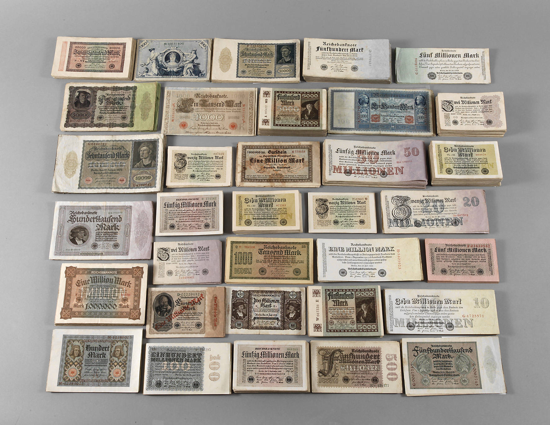 Sammlung Reichsbanknoten