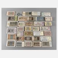 Sammlung Reichsbanknoten111