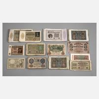 Konvolut Reichsbanknoten111