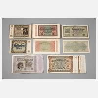 Konvolut Reichsbanknoten111