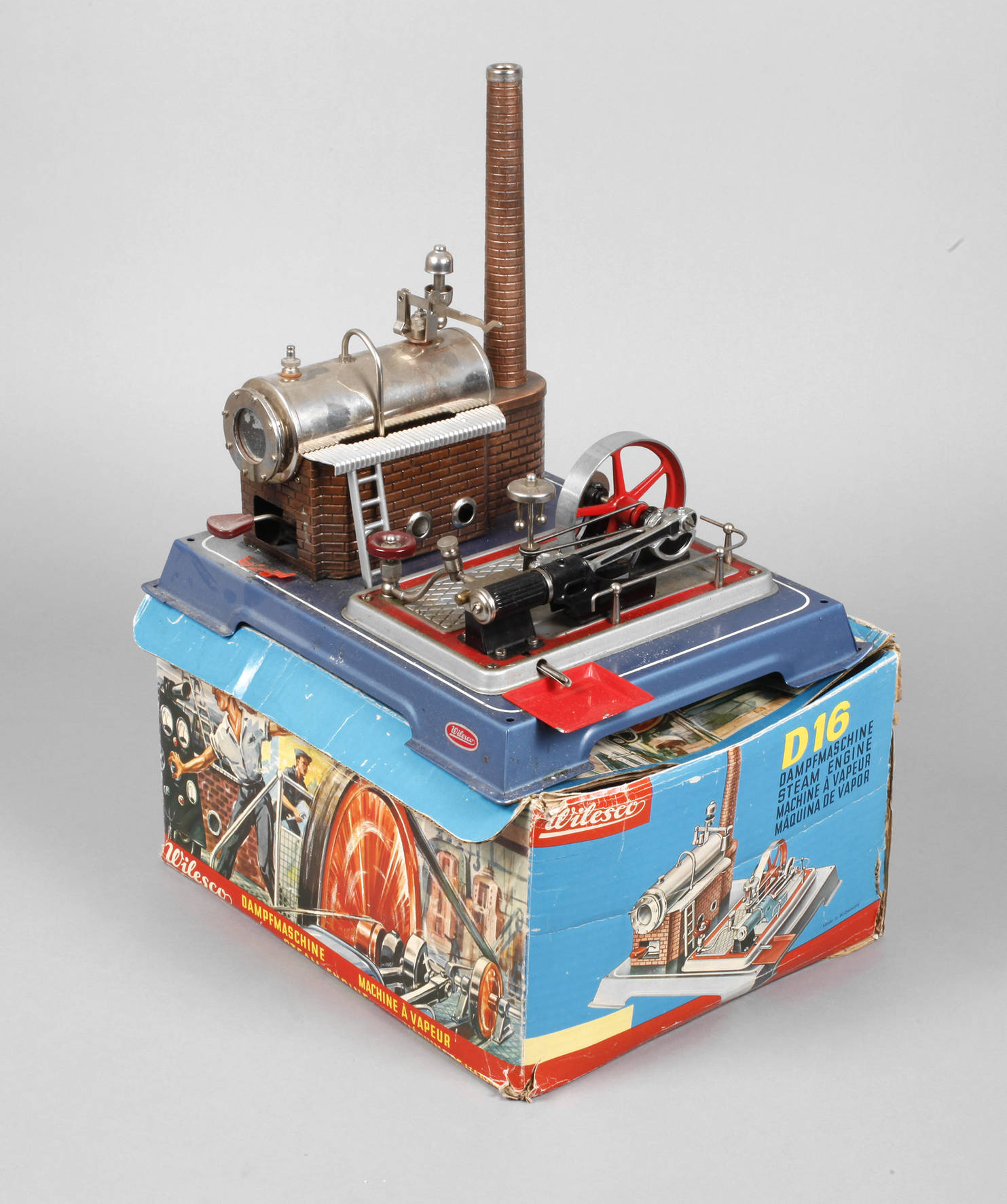 Wilesco liegende Dampfmaschine D16