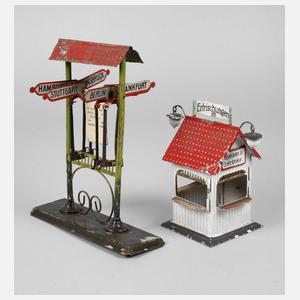 Bing Bahnsteigkiosk und Fahrtrichtungsanzeiger