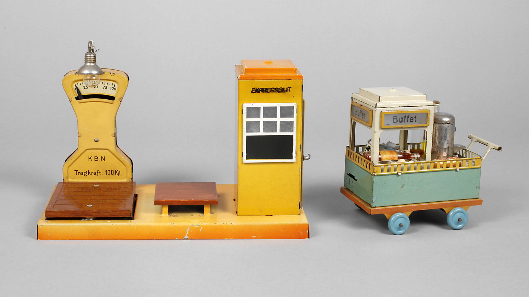 Karl Bub Express-Aufgabestelle und Buffetwagen