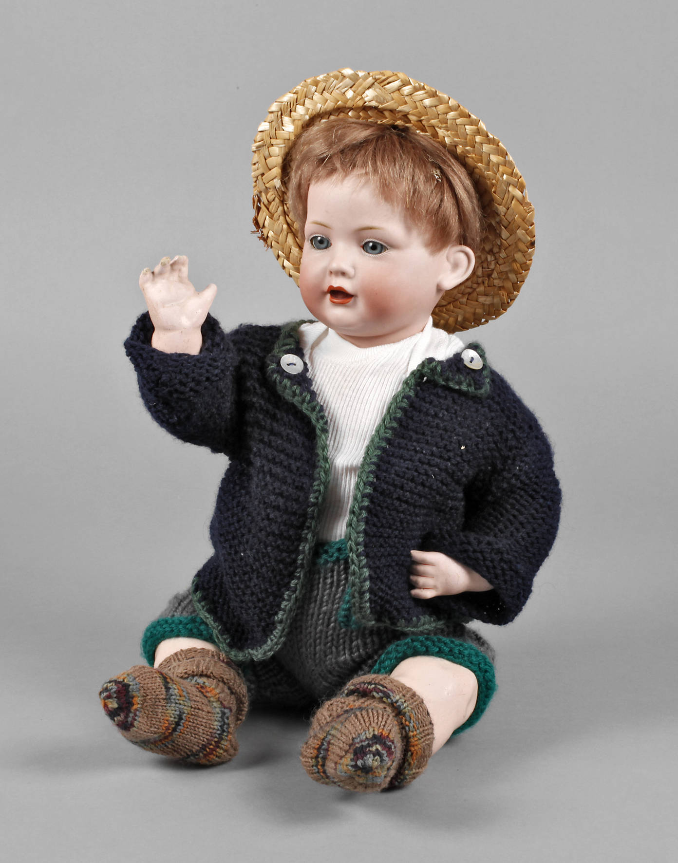 Baehr & Proeschild Porzellankopfpuppe