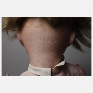 Ernst Heubach große Porzellankopfpuppe